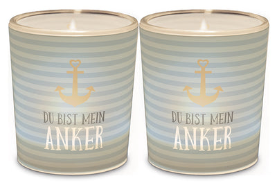 Teelicht Du bist mein Anker