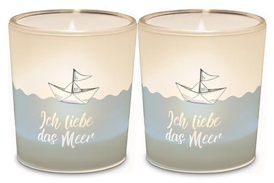 Teelicht Ich liebe das Meer