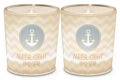 Teelicht Meer geht immer