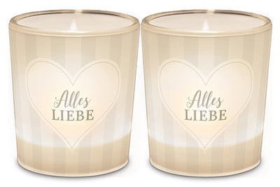 Teelicht Alles Liebe
