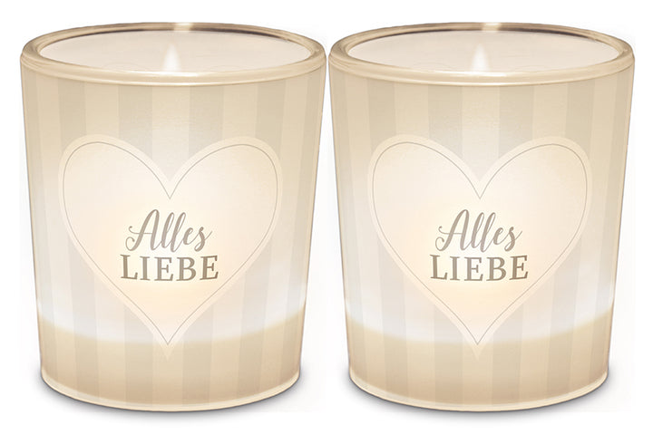 Teelicht Alles Liebe