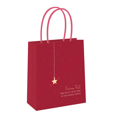 Geschenktüte Weihnachten Frohes Fest groß
