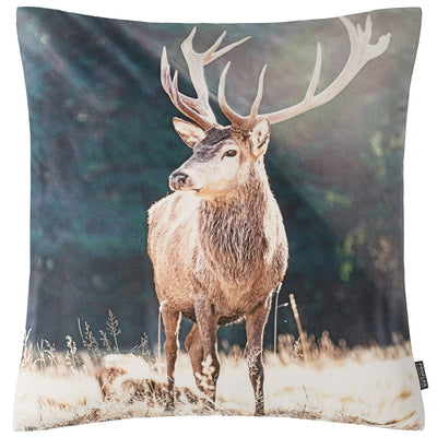 Kissenhülle Ulf verde 50x50 cm Hirsch