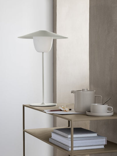 Blomus Mobile LED-Tischleuchte Ani Lamp Weiß