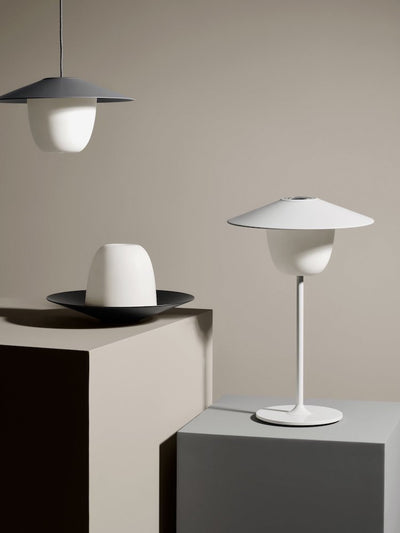Blomus Mobile LED-Tischleuchte Ani Lamp Weiß