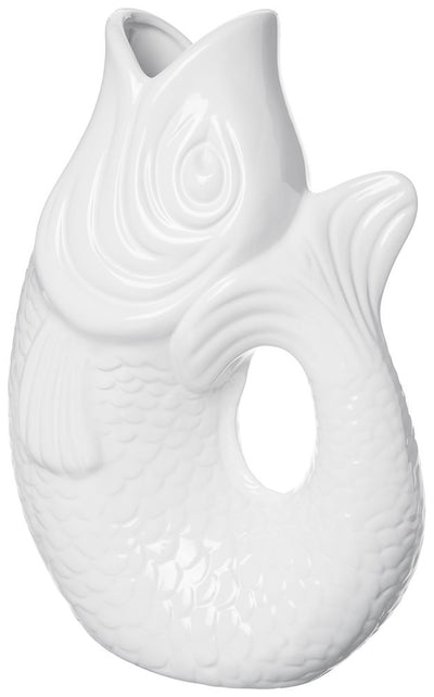 Vase Monsieur Claude weiß groß