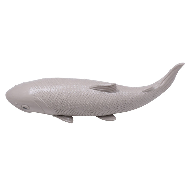 Wand-Deko Fisch uni beige klein