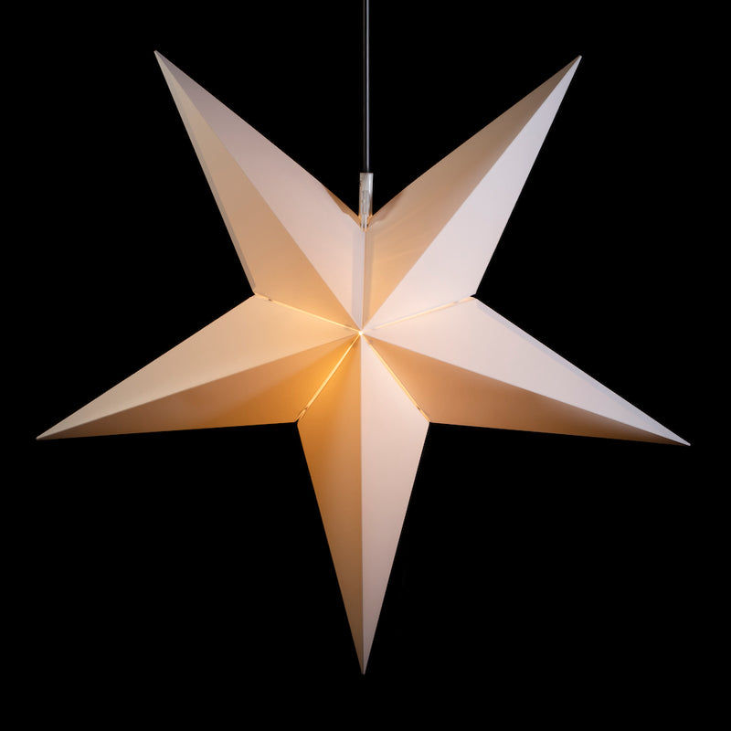 Stern zum Hängen Weiß 60 cm Outdoor