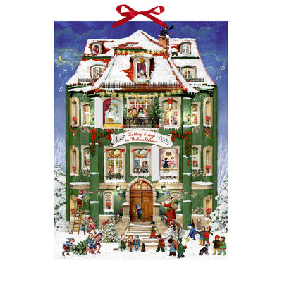 Coppenrath nostalgischer Sound-Adventskalender Weihnachtshaus