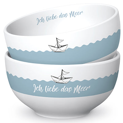 Schale Ich liebe das Meer