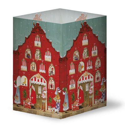 Weihnachts Lichter Post mit Karte und Umschlag Adventskalender Weihnachtsstadt