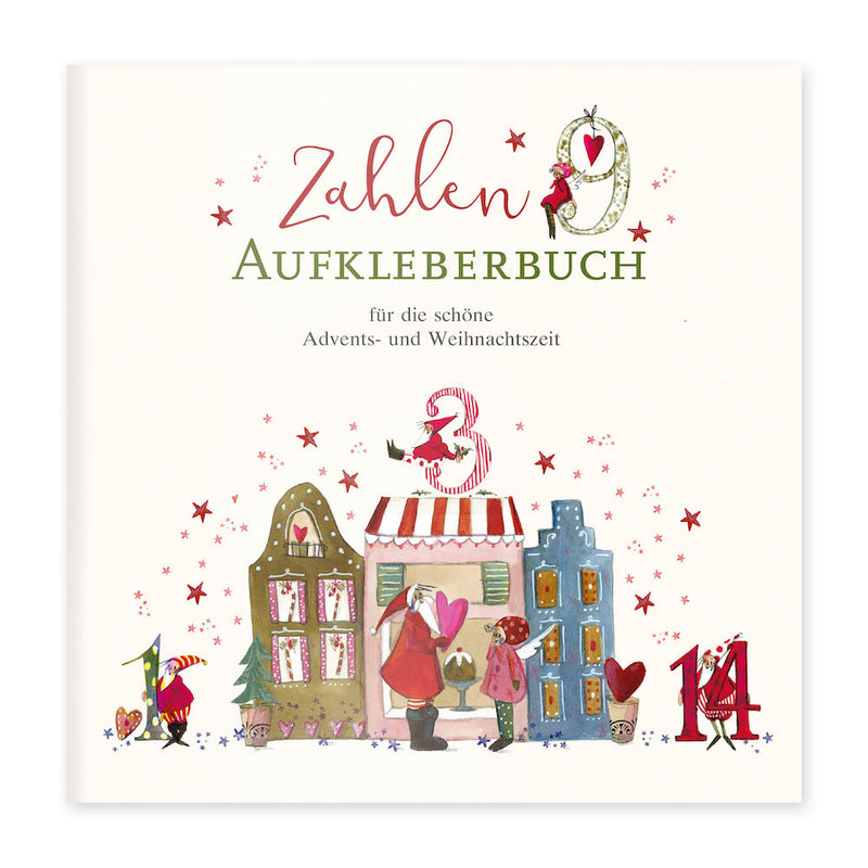 Advents-Aufkleberbuch Zahlen