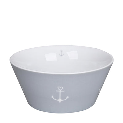 Krasilnikoff Bowl Anker Grau