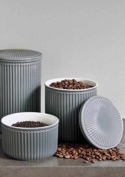 Greengate Vorratsdose Alice grau mittel