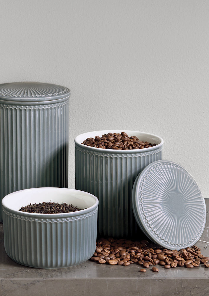 Greengate Vorratsdose Alice grau mittel