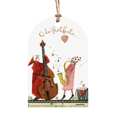 Weihnachts-Geschenkanhänger Musikanten