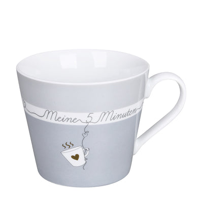 Krasilnikoff Happy Cup Meine 5 Minuten Blaugrau