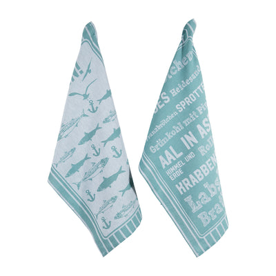Pad Geschirrtuch Heimat aqua 2er Set