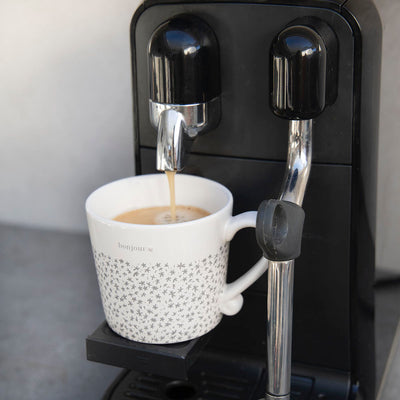 Bastion Collections Tasse Bonjour grau klein