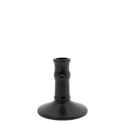 Bastion Collections Kerzenhalter schwarz matt klein
