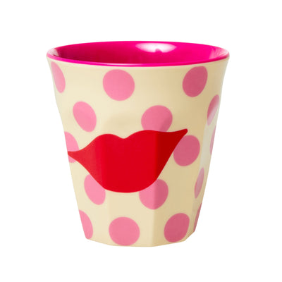 Rice Melamin Becher Medium creme Kiss
