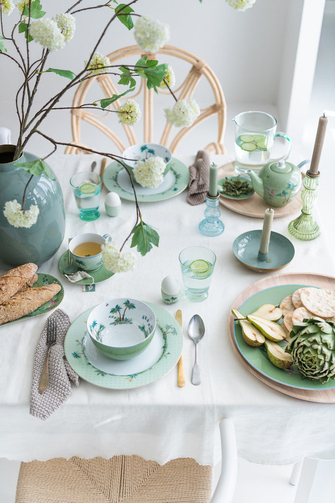 Pip Studio Tasse Jolie Blumen grün klein