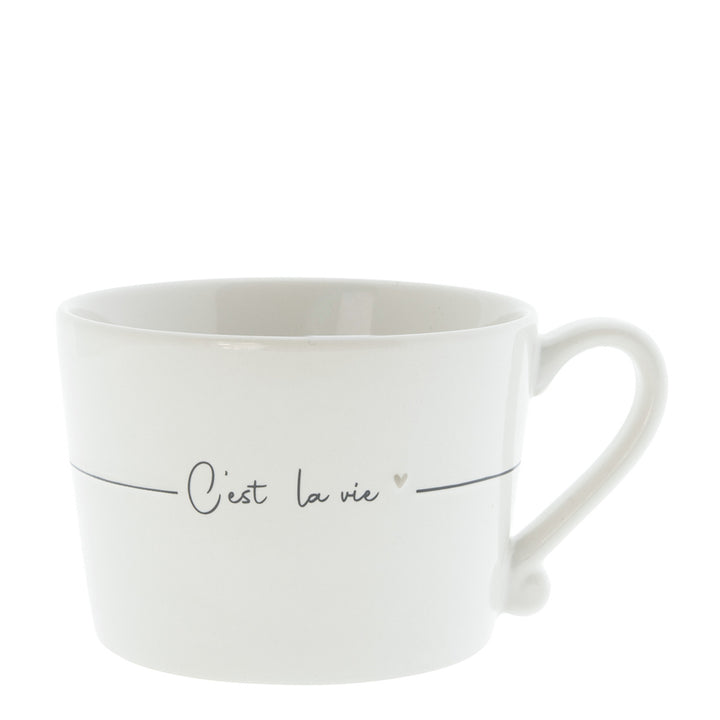 Bastion Collections Tasse C‘est La Vie Schwarz