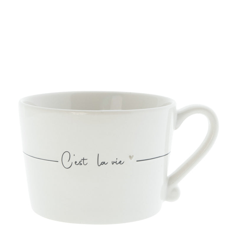 Bastion Collections Tasse C‘est La Vie Schwarz