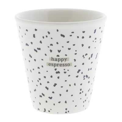 Bastion Collections Espresso Becher Little Dots Schwarz