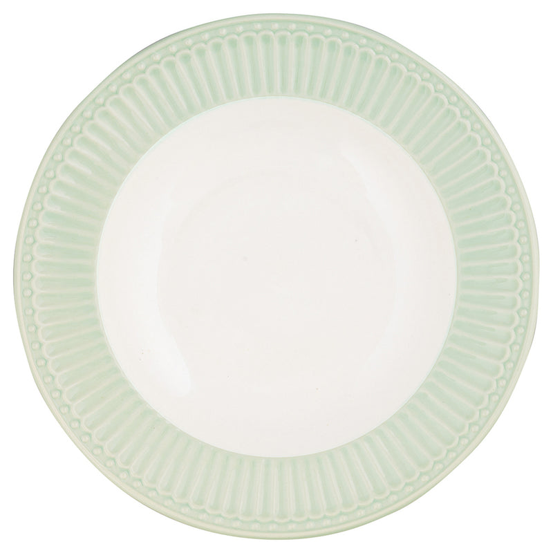 Greengate Suppenteller Alice zartgrün