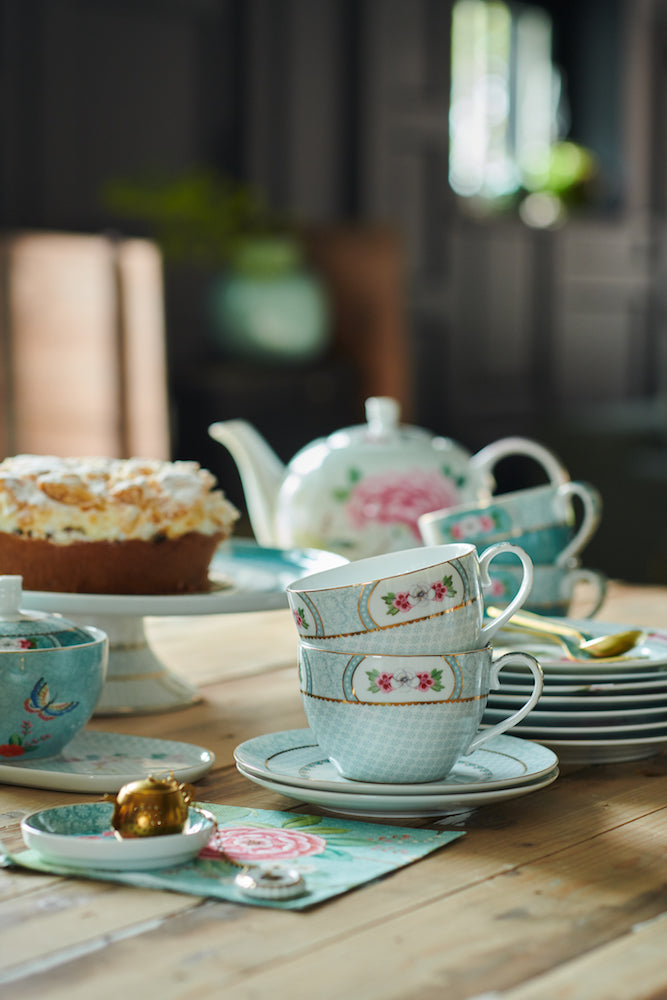 Pip Studio Kuchenplatte Blushing Birds lang weiß