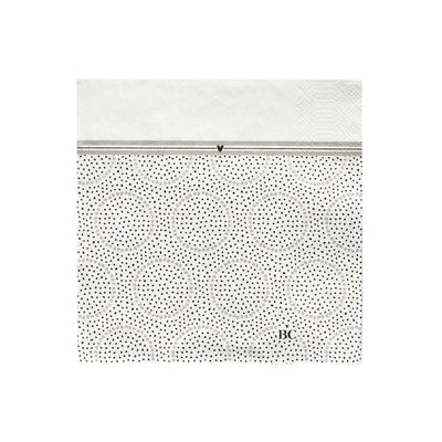 Bastion Collections Papierservietten Little Dots titane klein