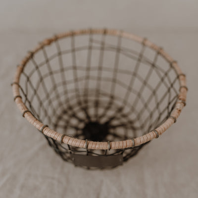 Eulenschnitt Drahtkorb rund 20 cm