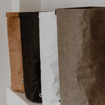 Eulenschnitt Paperbag schwarz groß