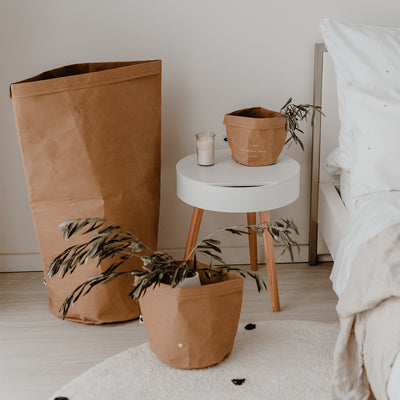 Eulenschnitt Paperbag braun groß