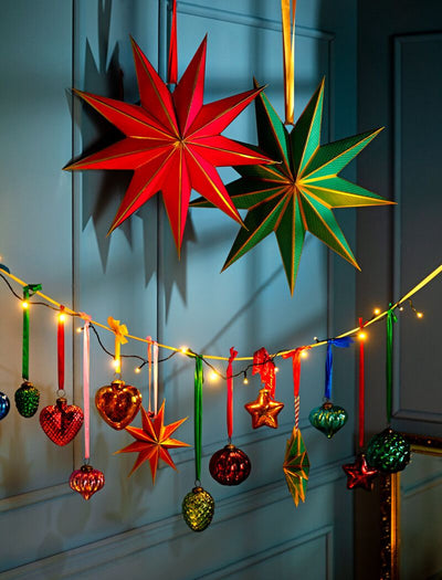 Pip Studio Weihnachtsstern Papier Rosa 60 cm