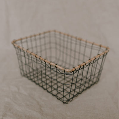 Eulenschnitt Drahtkorb 30 x 23 cm