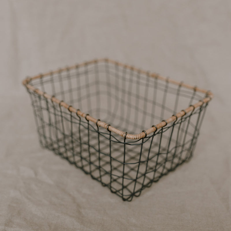 Eulenschnitt Drahtkorb 30 x 23 cm