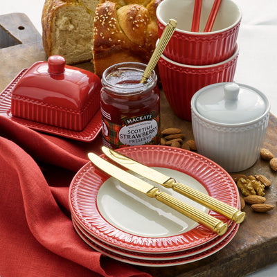 Greengate Zuckerdose Alice rot