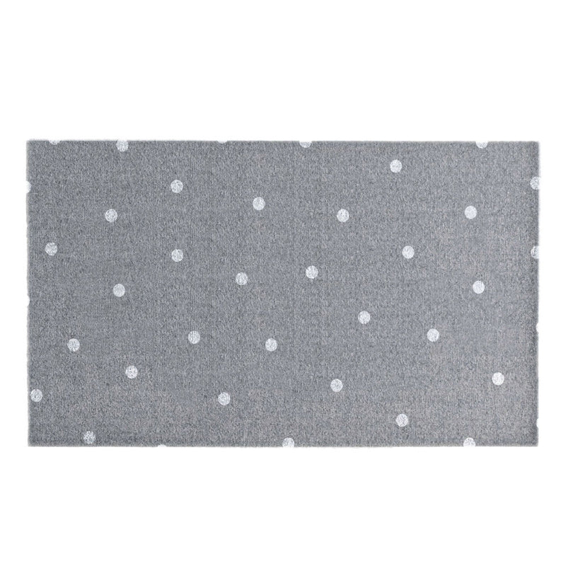 Stars Grau - Waschbare Fussmatte 80x120cm