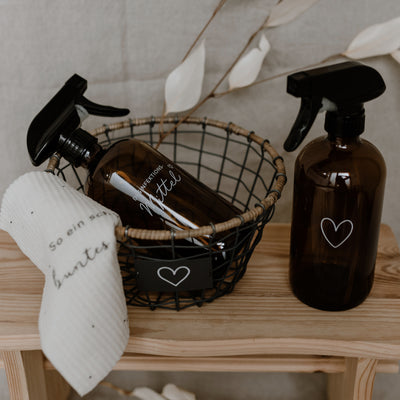 Eulenschnitt Sprühflasche Desinfektionsmittel braun