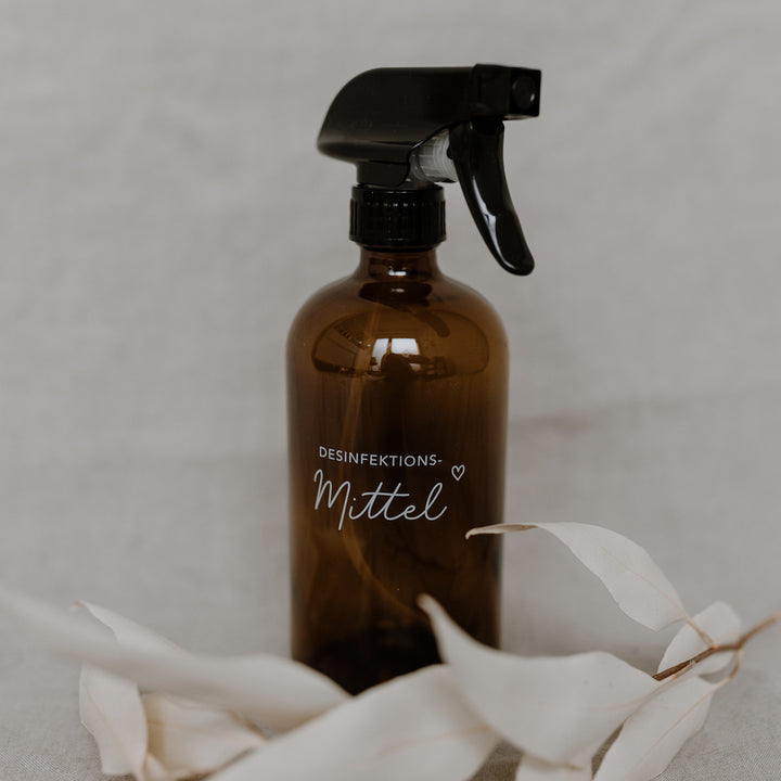 Eulenschnitt Sprühflasche Desinfektionsmittel braun