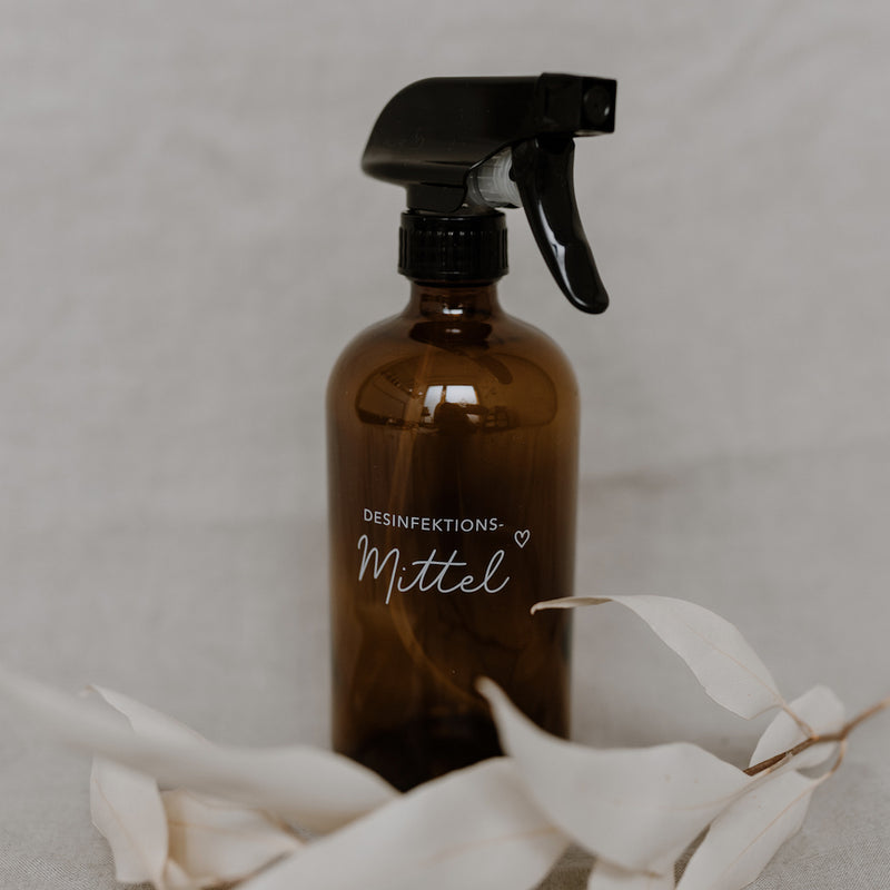 Eulenschnitt Sprühflasche Desinfektionsmittel braun