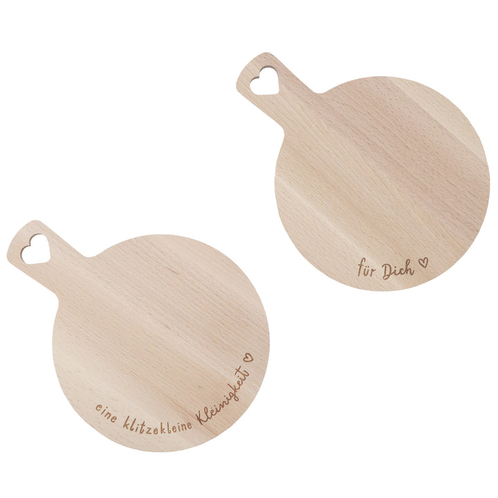 Eulenschnitt Mini-Schneidebretter Für Dich 2er-Set