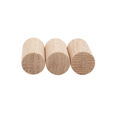 Eulenschnitt Wandhaken naturfarben 3er Set