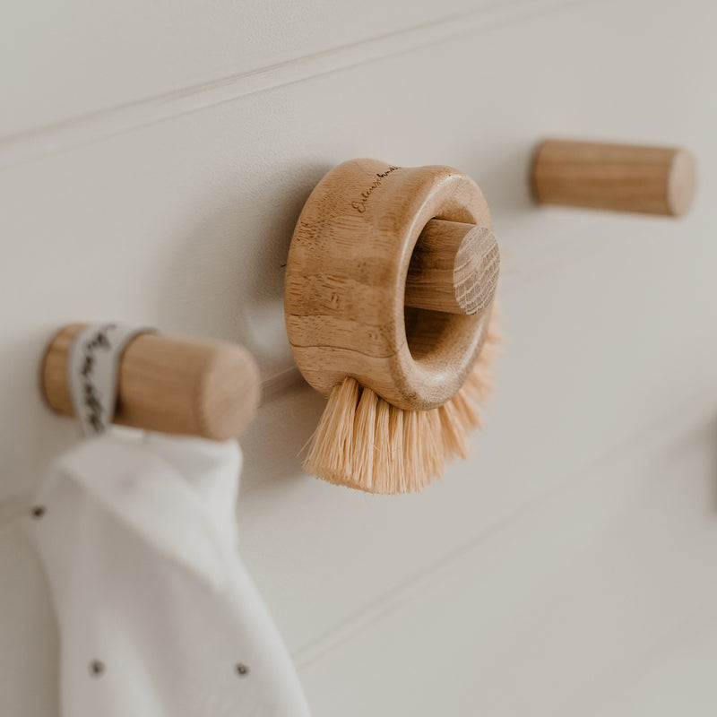 Eulenschnitt Wandhaken naturfarben 3er Set