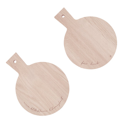Eulenschnitt Mini-Schneidebretter Kleinigkeit 2er-Set