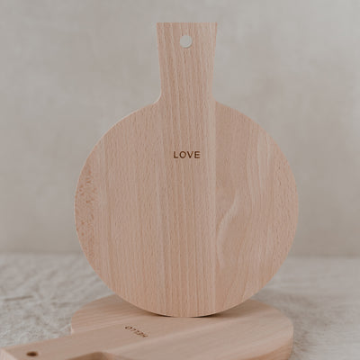Eulenschnitt Mini-Schneidebretter Hello & Love Buche 2er-Set