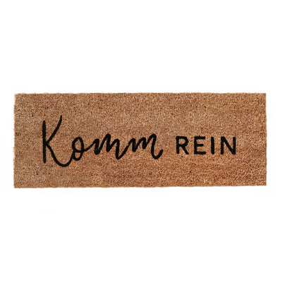 Eulenschnitt Kokos Fußmatte Komm rein klein