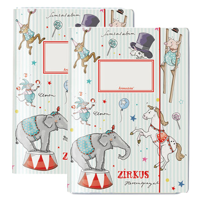 krima & isa Sammelmappe "Zirkus" A4 2er-Set